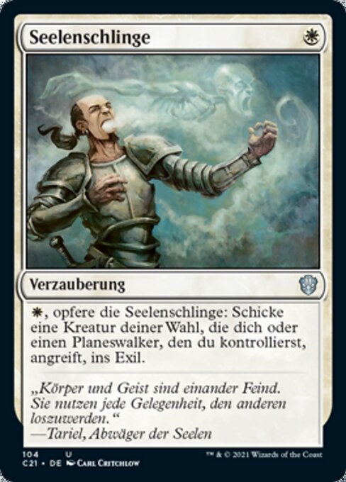 Seelenschlinge C21-104 Uncommon Near Mint Deutsch