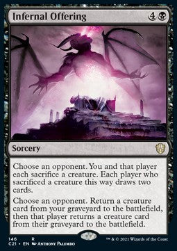 Infernal Offering C21-146 Rare Near Mint Englisch
