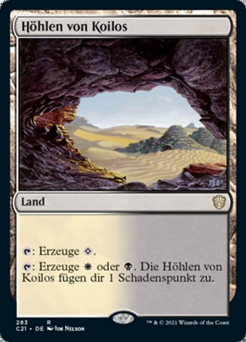 Höhlen von Koilos C21-283 Rare Excellent Deutsch