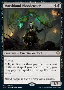Marshland Bloodcaster C21-43 Rare Near Mint Englisch