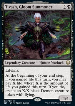Tivash, Gloom Summoner C21-45 Rare Near Mint Englisch