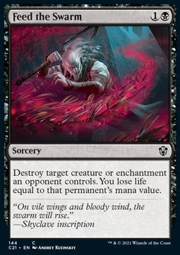 Feed the Swarm C21-144 Common Near Mint Englisch