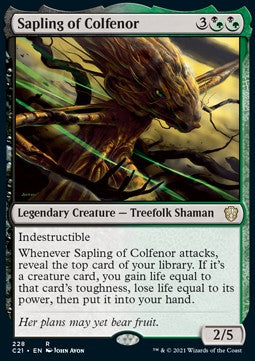 Sapling of Colfenor C21-228 Rare Near Mint Englisch