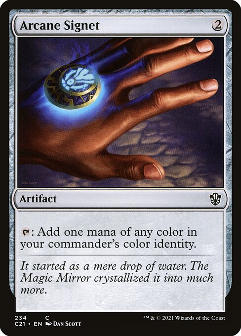 Arcane Signet C21-234 Common Excellent Englisch