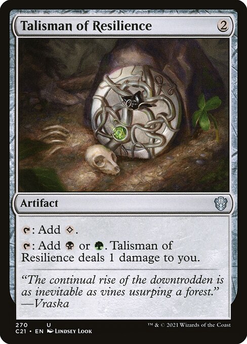 Talisman der Zähigkeit C21-270 Uncommon Excellent Englisch