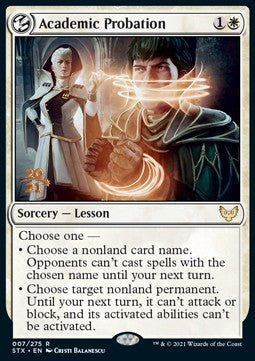 Akademische Bewährungsprobe (V.1) PSTX-7 Rare Excellent Deutsch Foil