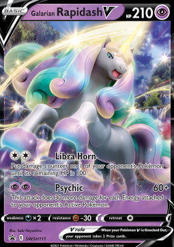 Galarian Gallopa V SWSH-111 Promo Excellent Deutsch