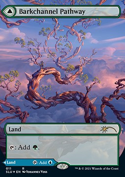 Barkchannel Pathway // Tidechannel Pathway SLU-11 Rare Excellent Englisch Foil