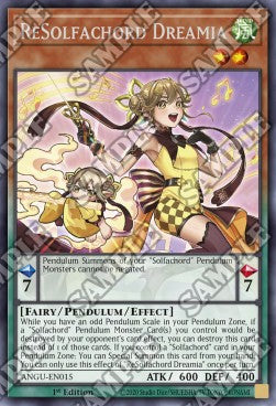 ReSolfakkord Dreamia ANGU-DE015 Rare Near Mint Deutsch 1. Auflage