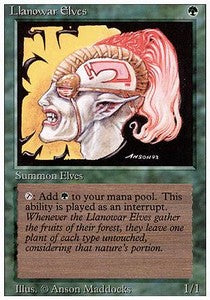 Llanowar Elves 3ED- Common Good Englisch