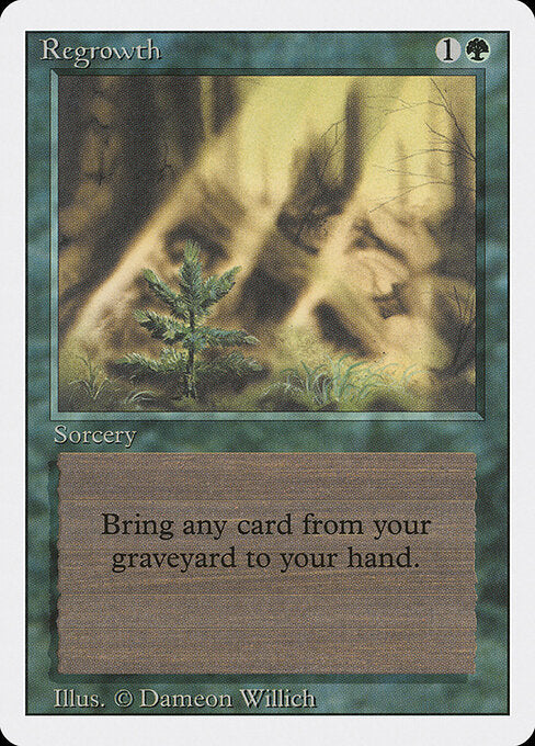 Regrowth 3ED- Uncommon Good Englisch