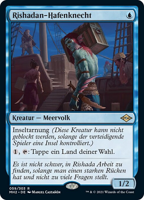 Rishadan-Hafenknecht MH2-59 Rare Good Deutsch