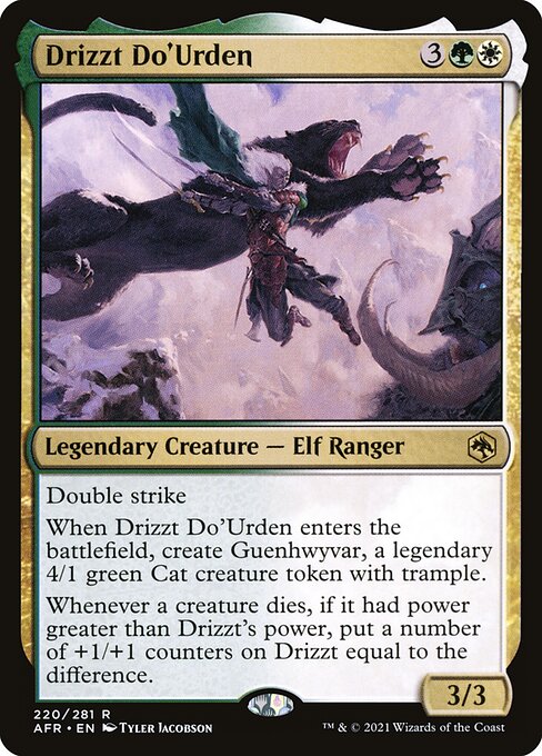 Drizzt Do'Urden AFR-220 Rare Near Mint Englisch