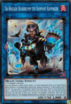 Sta-Brigade Bearbrumm der zügellose Verwüster LIOV-DE044 Super Rare Near Mint Deutsch 1. Auflage