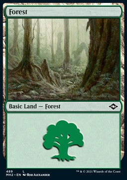 Wald (V.1) XMH2-489 Land Excellent Deutsch Foil