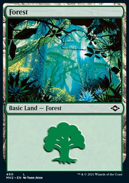 Wald (V.3) XMH2-490 Land Near Mint Englisch Foil