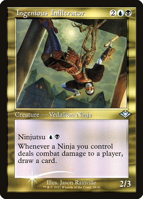 Geniale Infiltratorin (V.1) RMH2-28 Uncommon Near Mint Deutsch Foil