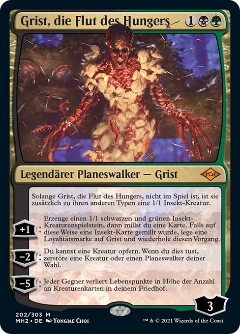 Grist, die Flut des Hungers MH2-202 Mythic Excellent Deutsch