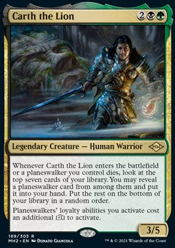 Carth der Löwe MH2-189 Rare Near Mint Deutsch