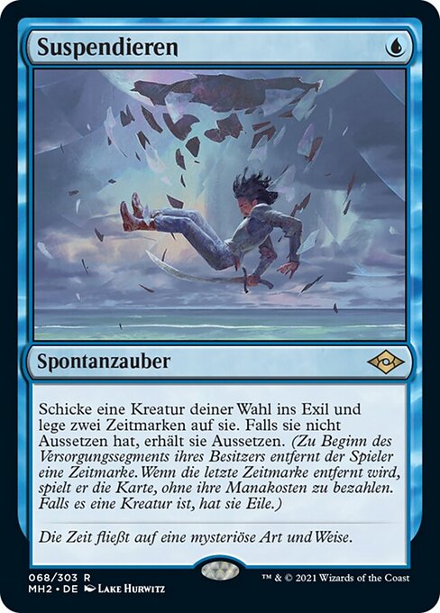 Suspendieren MH2-68 Rare Near Mint Deutsch