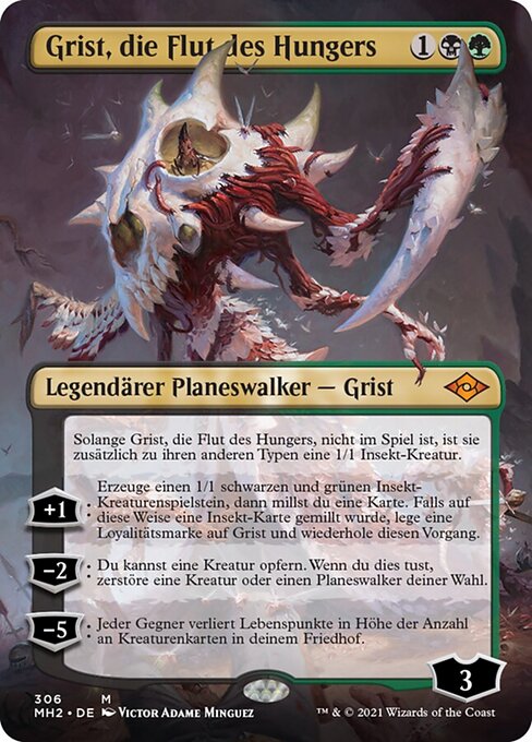Grist, die Flut des Hungers (V.1) XMH2-306 Mythic Light Played Deutsch