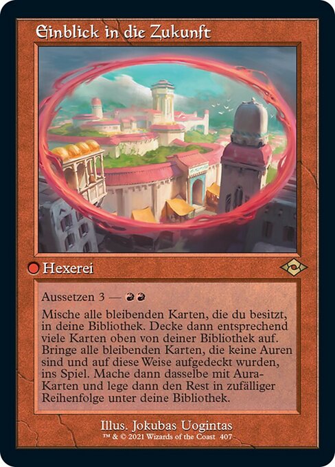 Einblick in die Zukunft (V.1) XMH2-407 Rare Light Played Deutsch