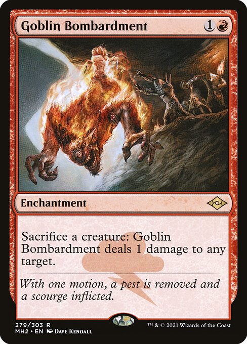 Goblin Bombardment MH2-279 Rare Near Mint Englisch