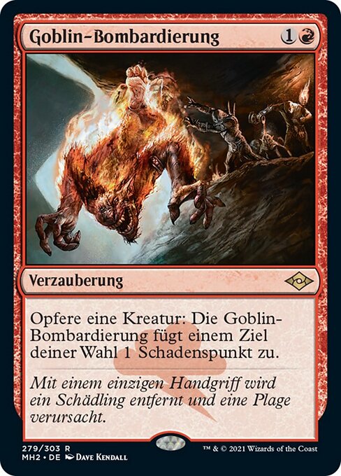 Goblin-Bombardierung (V.1) MH2-279 Rare Excellent Deutsch