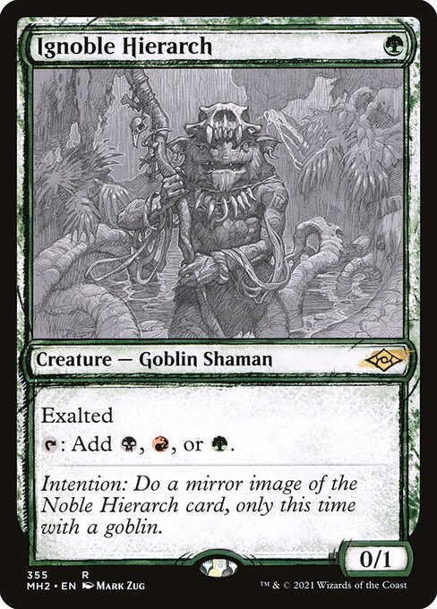 Ignoble Hierarch XMH2-355 Rare Near Mint Englisch