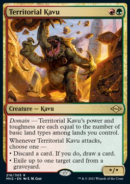 Territorial Kavu MH2-216 Rare Played Englisch