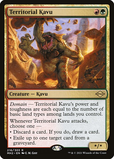 Territorial Kavu MH2-216 Rare Played Englisch