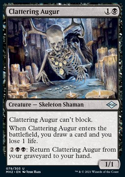 Klackernder Augur MH2-79 Uncommon Near Mint Englisch Foil