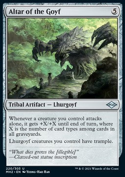Altar des Goyfs MH2-220 Uncommon Near Mint Deutsch Foil