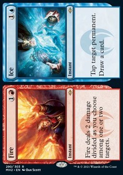Feuer // Eis (V.1) MH2-290 Rare Excellent Englisch
