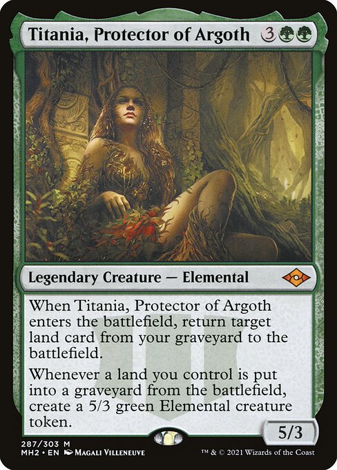Titania, Beschützerin von Argoth (V.1) MH2-287 Mythic Near Mint Englisch