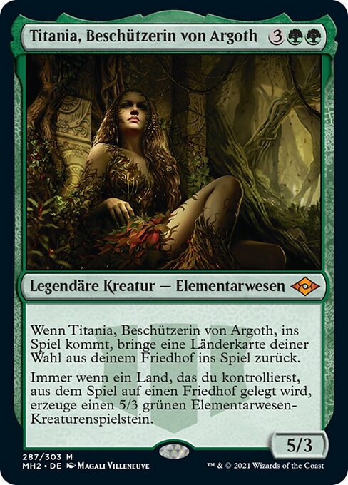 Titania, Beschützerin von Argoth (V.1) MH2-287 Mythic Near Mint Deutsch