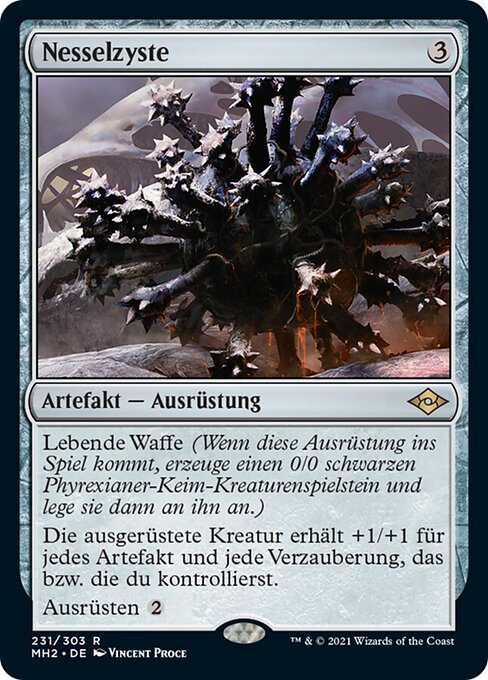 Nesselzyste MH2-231 Rare Near Mint Deutsch