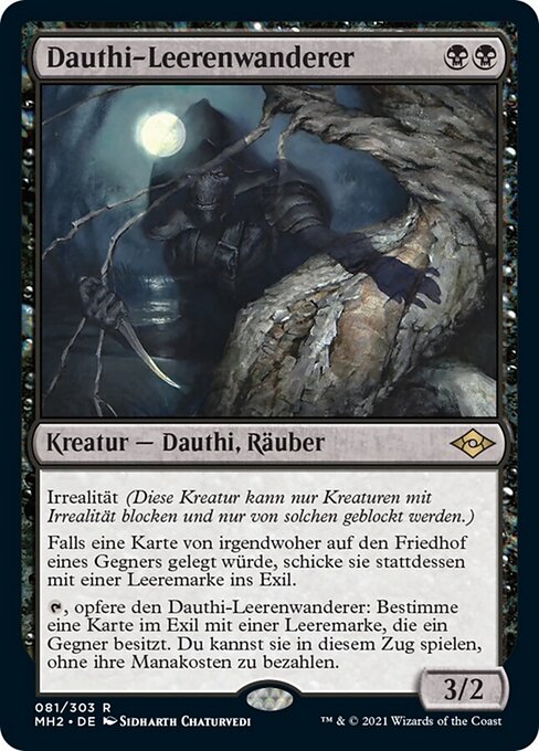 Dauthi-Leerenwanderer MH2-81 Rare Near Mint Deutsch