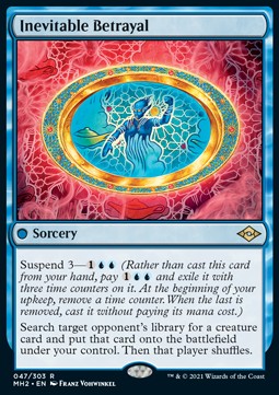 Inevitable Betrayal MH2-47 Rare Excellent Englisch Foil