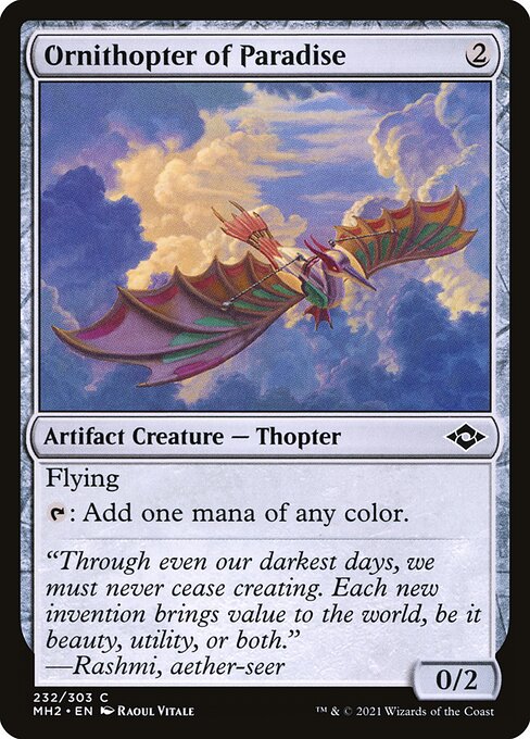 Ornithopter of Paradise MH2-232 Common Near Mint Englisch