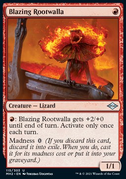 Flammende Wurzeleidechse MH2-115 Uncommon Excellent Englisch Foil