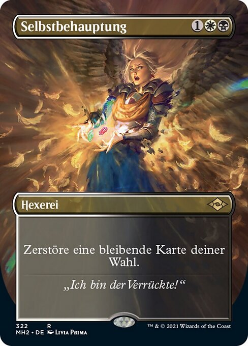 Selbstbehauptung XMH2-322 Rare Near Mint Deutsch