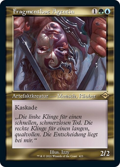 Fragmentlose Agentin (V.2) XMH2-423 Rare Near Mint Deutsch Foil