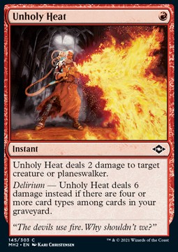 Unholy Heat MH2-145 Common Near Mint Englisch Foil