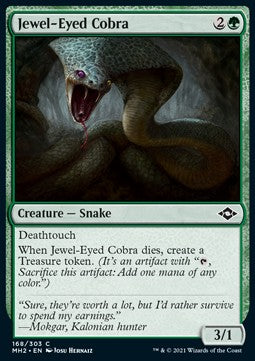 Juwelenaugenkobra MH2-168 Common Near Mint Englisch Foil