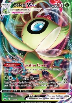 Celebi VMAX CRE-008 Ultra Rare Good Deutsch