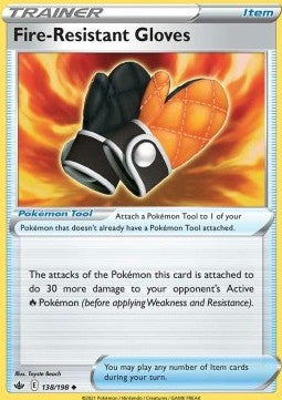 Feuerfeste Handschuhe CRE-138 Uncommon Near Mint Deutsch Reverse Holo