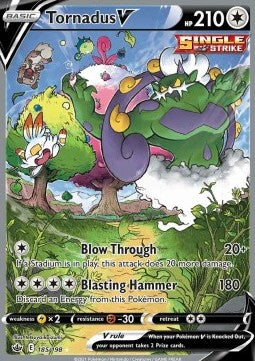 Tornadus V CRE-185 Ultra Rare Excellent Englisch