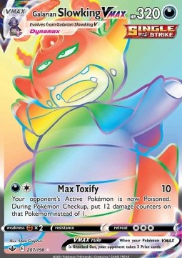 Galarian Laschoking VMAX CRE-207 Secret Rare Excellent Deutsch