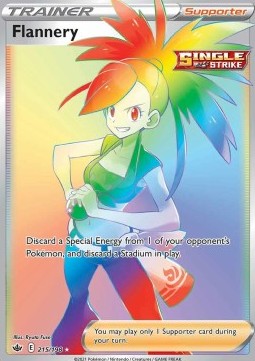 Flannery CRE-215 Secret Rare Excellent Englisch